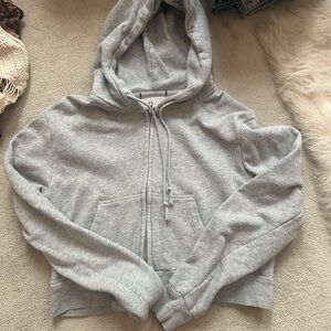 Brandy Melville Light Gray Hoodie